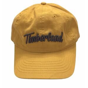 TIMBERLAND Men's Nature Black Logo Mesh Trucker Tan Gold Hat Cap OS 3389-15